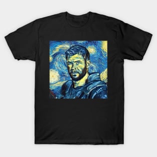 Thor Van Gogh Style T-Shirt